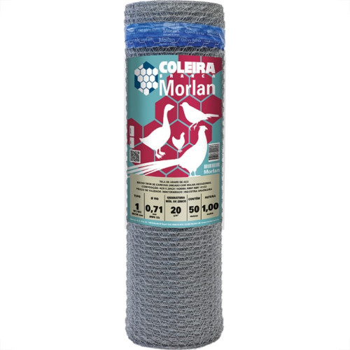 Tela Arame Morlan Pinteiro 1'' X 22 X 1M Com 50M