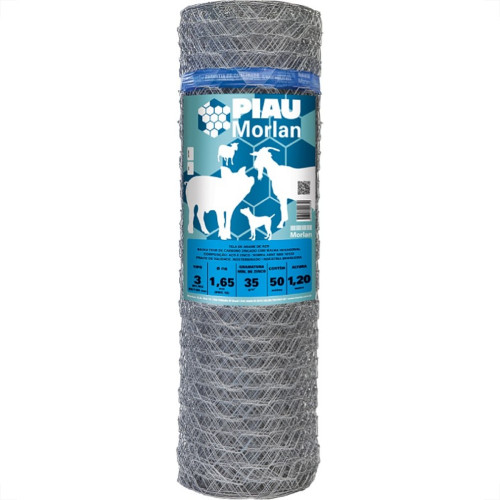 Tela Arame Morlan Mangueirao 3''X 16 X 1,20M Com 50M