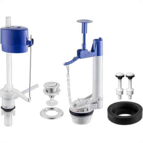 Mecanismo Para Caixa Acoplada Herc Single Flush Entrada Basic Acionamento Superior Castelo