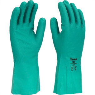 Luva Borracha Imbat Forrada Nitriconfort Verde 7 - P