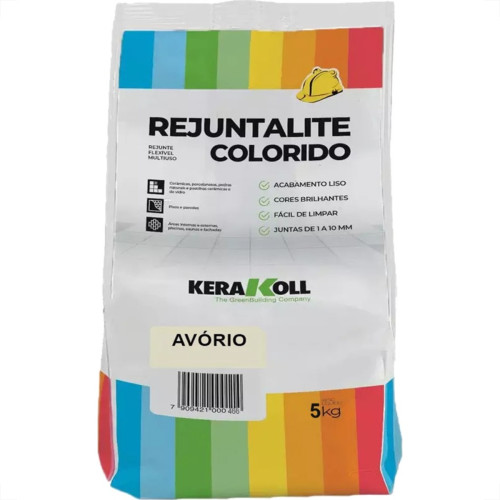 Rejunte Kerakoll Avorio 5 Kg - Kit C/5 Quilos