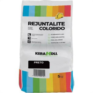 Rejunte Kerakoll Cinza Preto 5 Kg - Kit C/5 Quilos