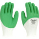 Luva Malha Imbat Palma Emborrachada Verde 9 - G - Kit C/12 Pecas