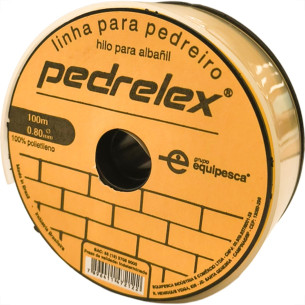 Linha Para Pedreiro Equipesca Predrelex Amarela 100M - Kit C/5 Pecas