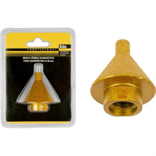 Broca Conica Diamantada Para Chanfro Eda M14 9-38Mm - 0Xr