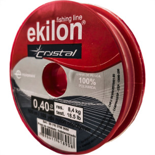 Linha Para Pesca Ekilon 0,40Mm Cristal 100M - Kit C/5 Pecas