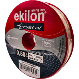 Linha Para Pesca Ekilon 0,50Mm Cristal 100M - Kit C/5 Pecas