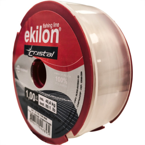 Linha Para Pesca Ekilon 1,00Mm Cristal 100M - Kit C/5 Pecas