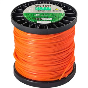 Fio De Nylon Para Aparador De Grama Equipesca Laranja 3,0Mm X 58M - 500G