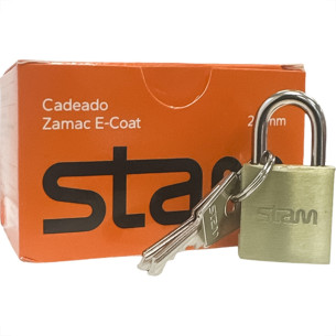 Cadeado Stam 20Mm Zamac - Kit C/10 Pecas
