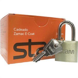 Cadeado Stam 30Mm Zamac - Kit C/10 Pecas