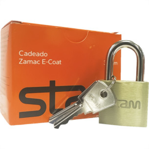 Cadeado Stam 35Mm Zamac - Kit C/5 Pecas