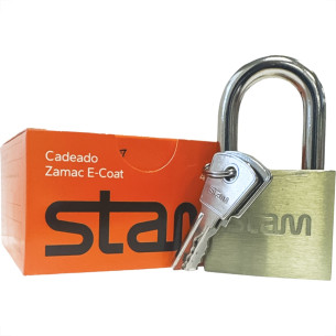 Cadeado Stam 45Mm Zamac - Kit C/5 Pecas