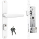 Fechadura Stam Externa Alavanca Espelho Branco - 601/33