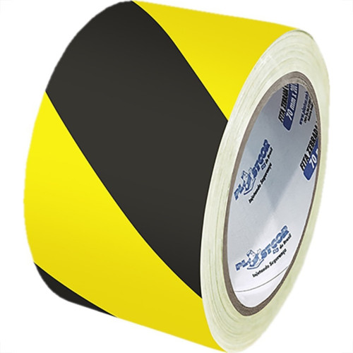 Fita Zebrada Para Sinalizacao Plastcor 7Cm X 200M - Kit C/10 Rolos