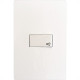 Conjunto Ilumi I9-Inove Branco Com Placa Pulsador 1 Tecla Campainha - 9413