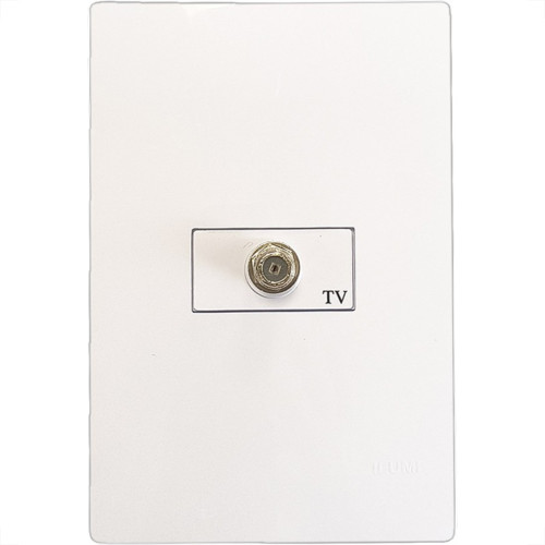 Conjunto Ilumi I9-Inove Modulo Com Placa 4X2 - 1 Tomada Antena Tv.