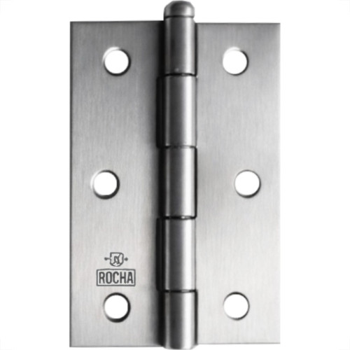 Dobradica Rocha Aco Carbono Polido 1.1/2'' - Kit C/24 Pecas