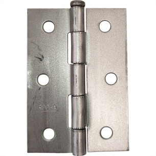 Dobradica Rocha Ferro Polido   3'' - Kit C/24 Pecas