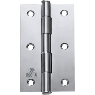 Dobradica Rocha Aco Carbono Zincado 2'' - Kit C/24 Pecas