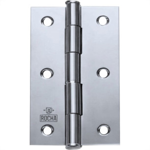 Dobradica Rocha Aco Cromado   3.1/2'' - Kit C/24 Pecas