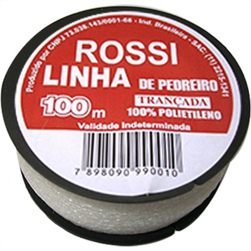 Linha Para Pedreiro Trancada Rossi 100M - Kit C/12 Pecas Linha Para Pedreiro Trancada Rossi 100M - Kit C/12 Pecas