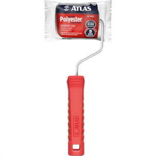 Rolo De Espuma Atlas 5Cm Cinza - 406/5 - Kit C/6 Pecas
