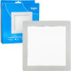 Plafon Led Embutir Elgin Quadrado 24W. 1920Lm. 3000K. Bivolt Branco