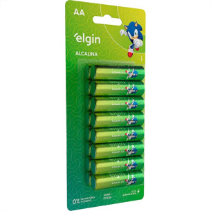 Pilha Elgin Alcalina Aa Pequena Cartela Com 16 Pecas - 82351