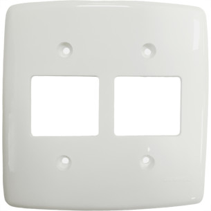 Placa Conjunto Dicompel Monaco Branca 4X4 - 4 Interruptores - Dc-7400/11