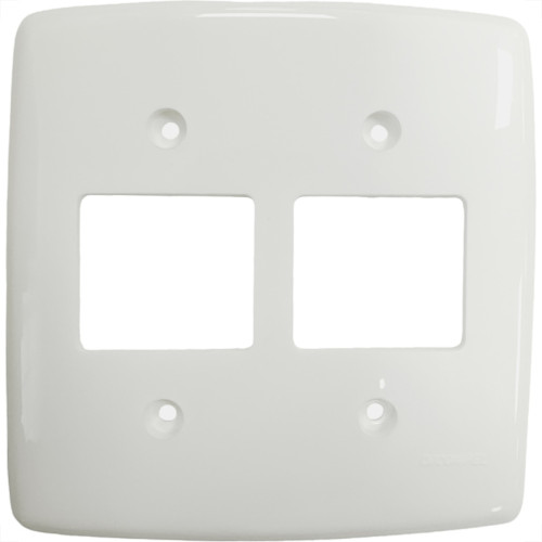 Placa Conjunto Dicompel Monaco Branca 4X4 - 4 Interruptores - Dc-7400/11