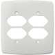 Placa Conjunto Dicompel Monaco Branca 4X4 - 4 Tomadas - Dc-7400/79