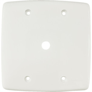 Placa Conjunto Dicompel Monaco Branca 4X4 - 1 Furo - Dc-7400/4