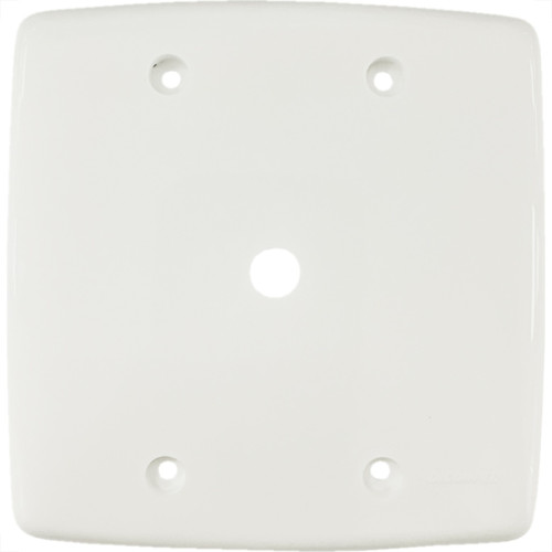 Placa Conjunto Dicompel Monaco Branca 4X4 - 1 Furo - Dc-7400/4