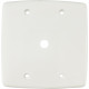 Placa Conjunto Dicompel Monaco Branca 4X4 - 1 Furo - Dc-7400/4