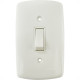 Conjunto Dicompel Monaco Branco Com Placa 4X2 - 1 Simples - Dc-7100/1