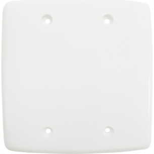 Placa Conjunto Dicompel Monaco Branca 4X4 - Cega - Dc-7400/3