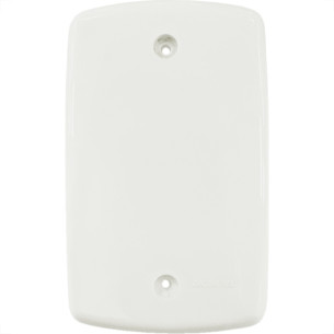 Placa Conjunto Dicompel Monaco Branca 4X2 - Cega - Dc-7400/1
