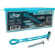 Bucha Fixacao Para Gesso Self-Bolt Autoperfurante Com Parafuso 1/4'' Caixa Com 10 Pecas