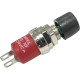 Chave Push Button Dicompel Normalmente Fechada Caixa Vermelha Botao Preto - Dc-908/40