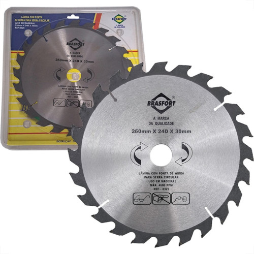 Serra Circular Widea Brasfort/Premium 250Mm X 24 Dentes X30Mm Serra Circular Widea Brasfort/Premium 250Mm X 24 Dentes X30Mm