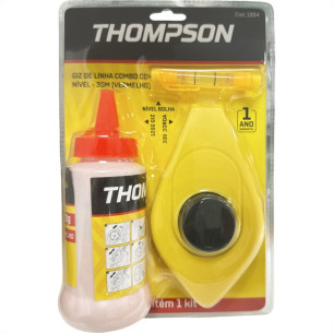 Giz De Linha Thompson Combo 30M Vermelho - 1894