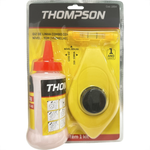 Giz De Linha Thompson Combo 30M Vermelho - 1894