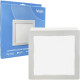 Plafon Led Sobrepor Elgin Quadrado 24W. 1920Lm. 4000K. Bivolt Branco
