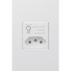 Conjunto Qualitronix Branco Tomada Com Dps Protector Linha Informatica - 0101026Br