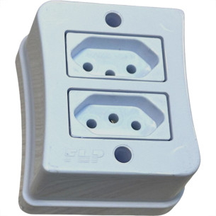 Sistema Box Flp Viena 2 Tomadas 2P+T. 10A. - 1430542