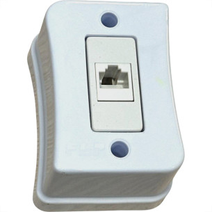 Sistema Box Flp Viena 1 Tomada Telefone Rj45 - 1421320