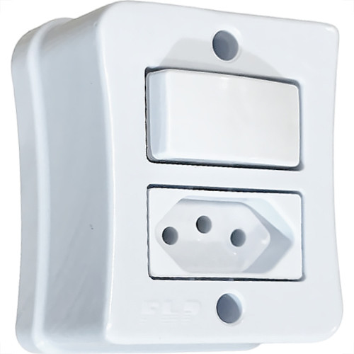Sistema Box Flp Viena 1 Paralelo + 1Tomada 2P+T. 10A. - 1430701
