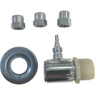 Adaptador Para Filtro Unifix Universal 3/4'' X 1/2'' - 1/4'' - 5/16'' - 3/8'' Bico Para Mangueira Com Tampao