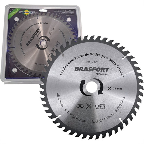Serra Circular Widea Brasfort/Premium 9.1/4''X 48 Dentes X 25Mm Serra Circular Widea Brasfort/Premium 9.1/4''X 48 Dentes X 25Mm